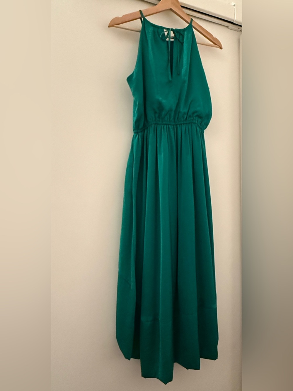 Banana Republic | Dresses | Banana Republic Teal Green Halter Maxi Dress